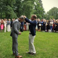Ametikettide üleandmine ja uue Rotary-aasta tähistamine Kadrioru pargis