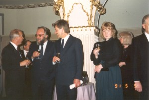 Tallinna RK charterpidu 05.05.1991 - tulevase Tartu RK tulevased presidendid Kaljo Mitt ja Rein Kermes